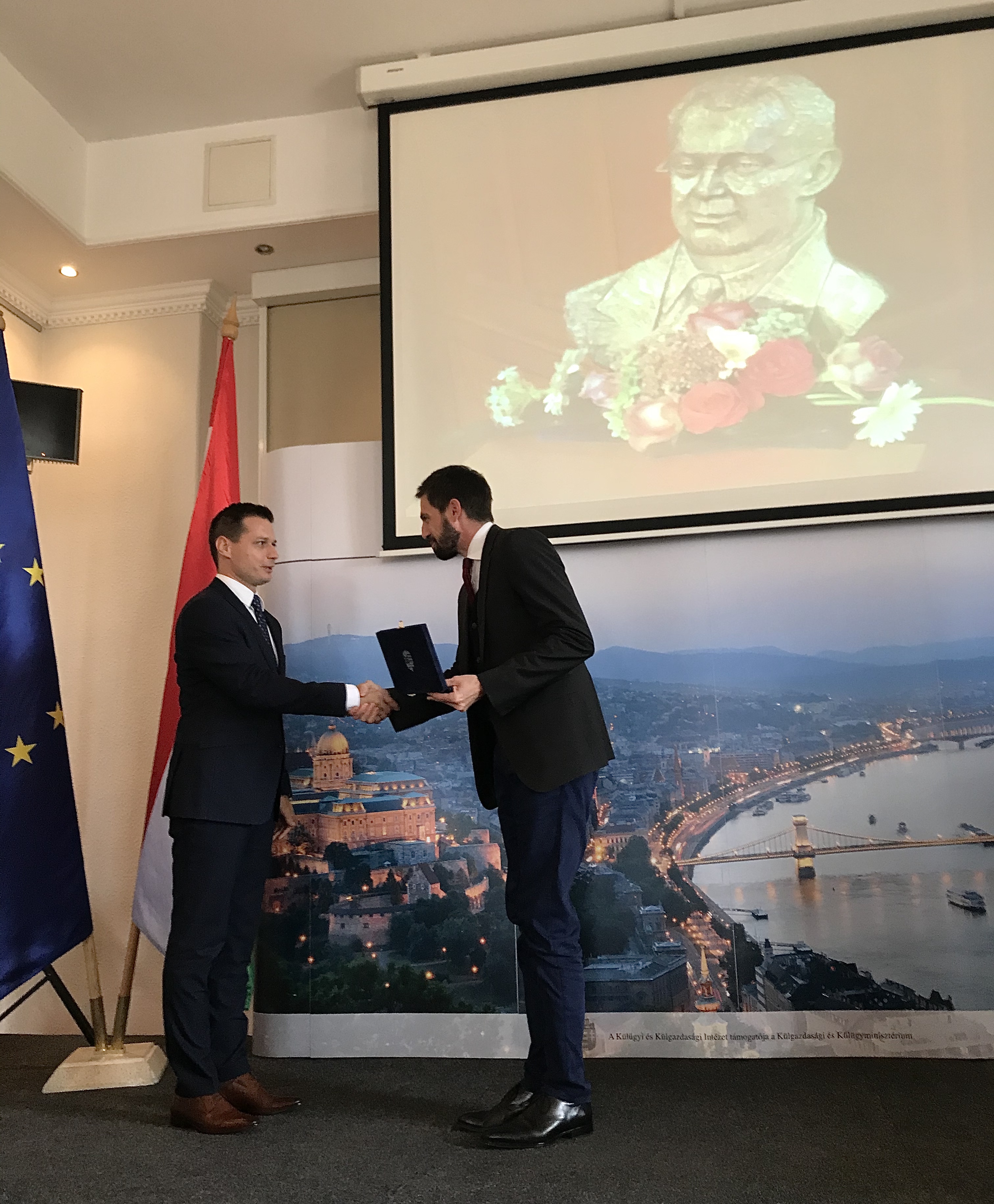 Pálfi István award to our colleague, Silvester Holop