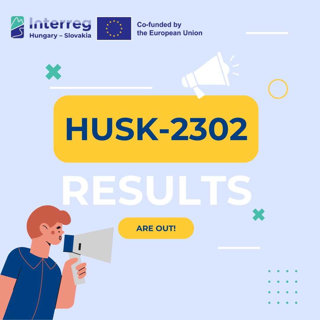 A HUSK-2302 pályázati felhívás eredményhirdetése