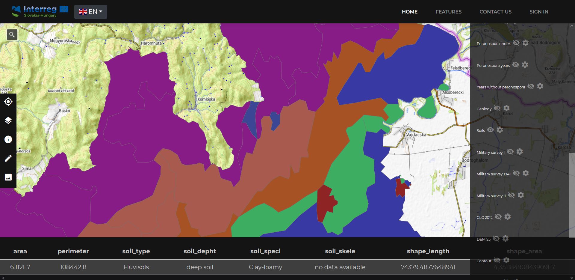 Development of webGIS platform based on big-geodata for the Tokaj Wine Region foster cross-border collaboration